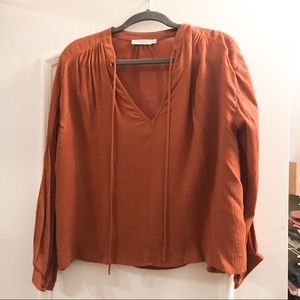 Lush XS long sleeve blouse